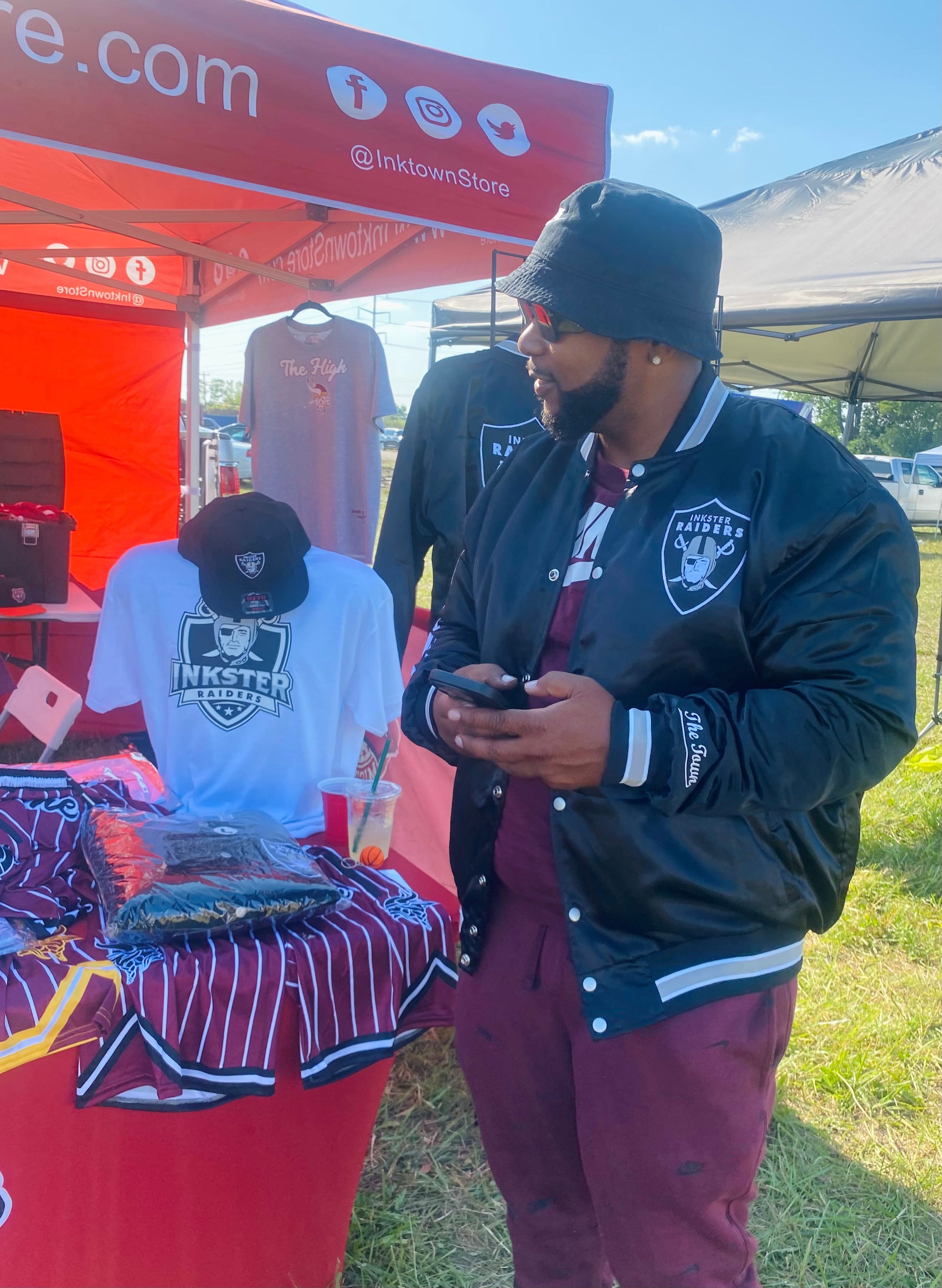 Inkster Raiders Bomber - Black