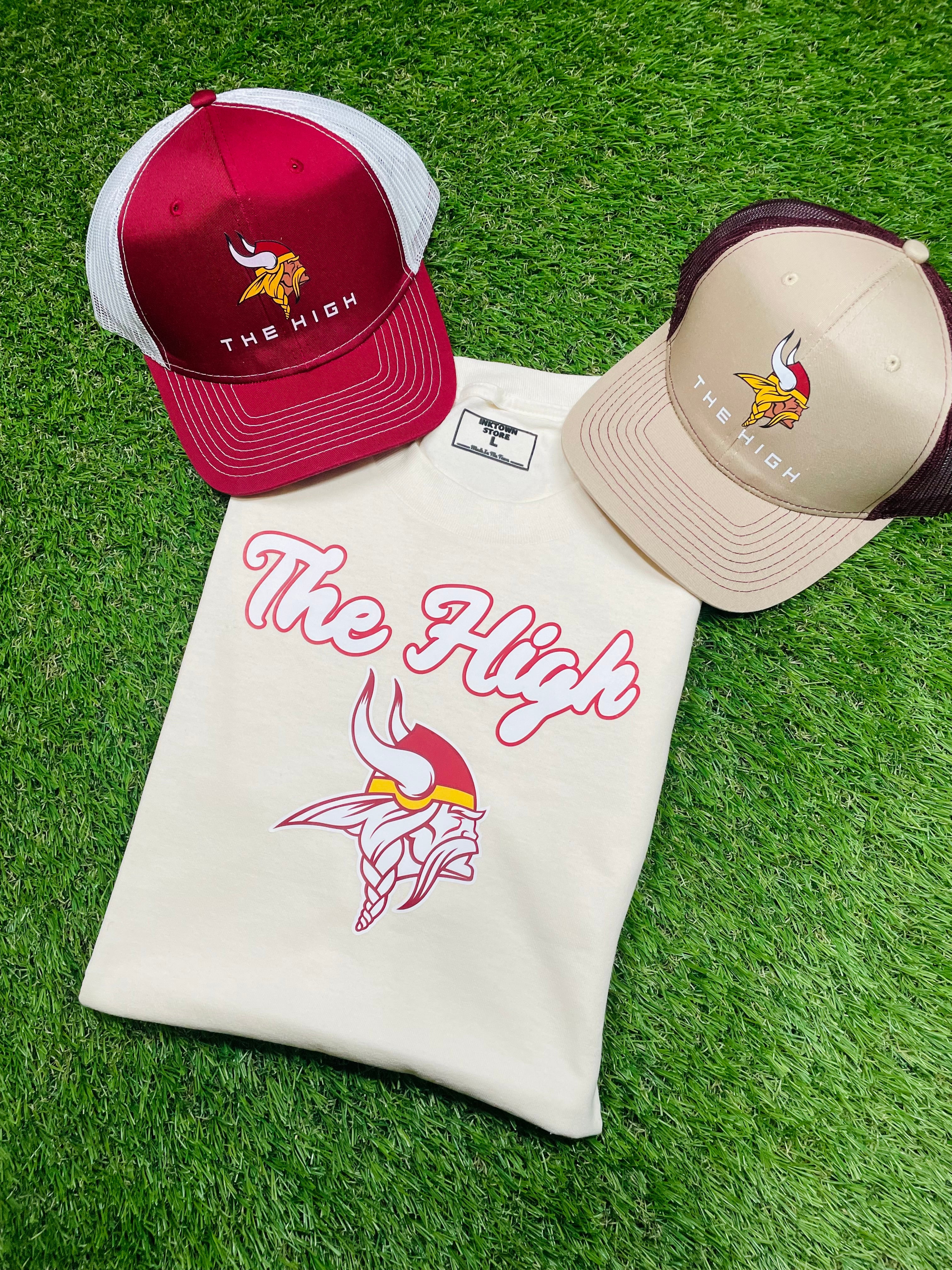 “The High” T-Shirt (cream/light tan)