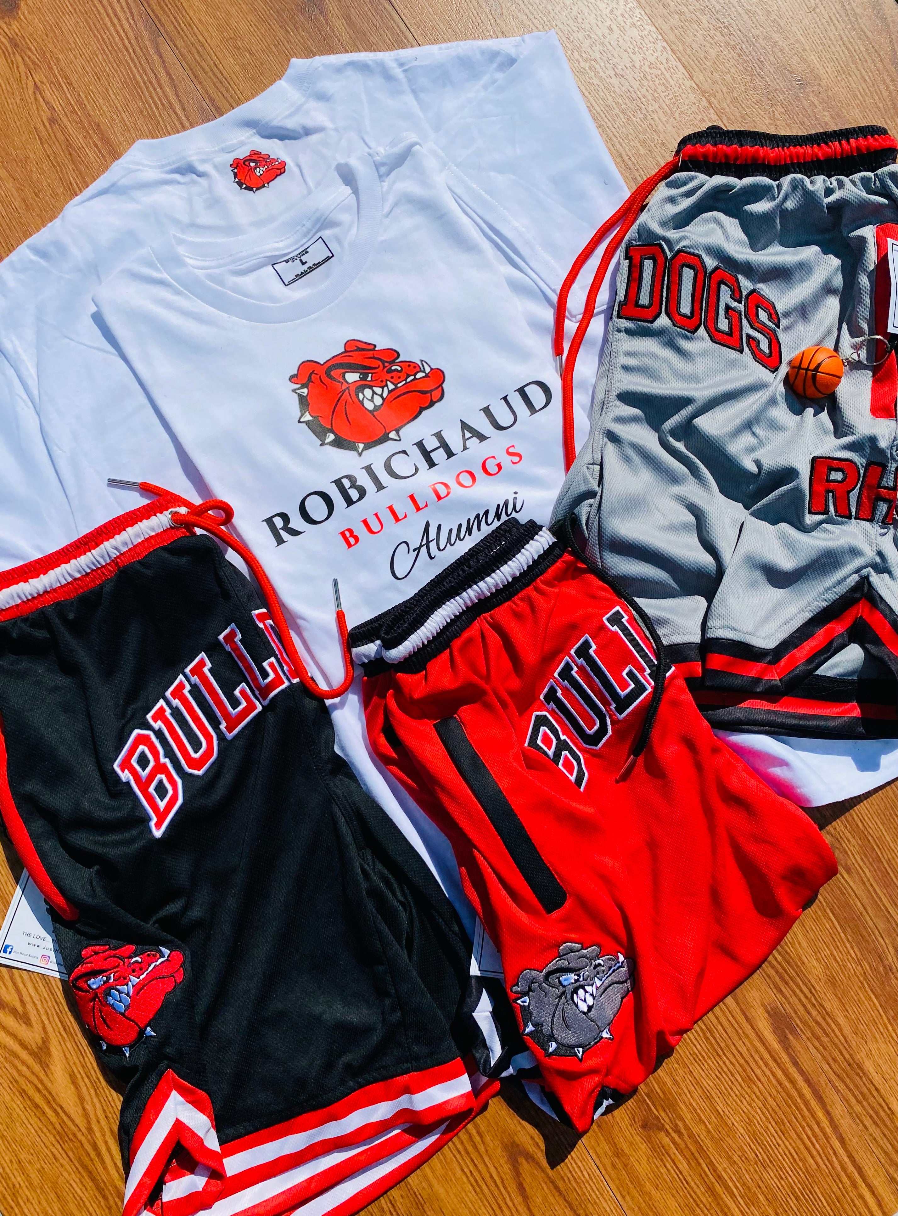 Robichaud Bulldog Shorts - Away (Red)