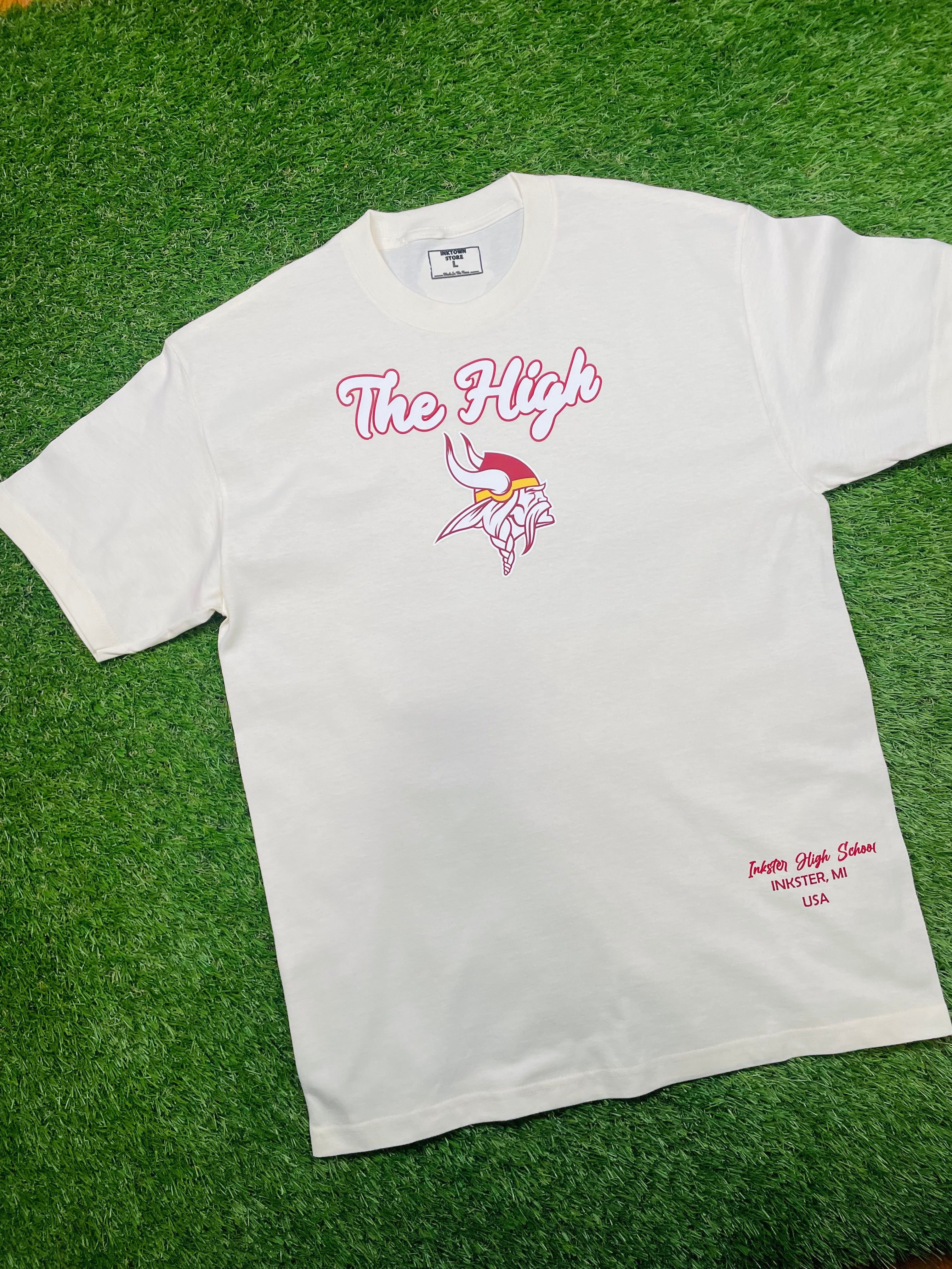 “The High” T-Shirt (cream/light tan)