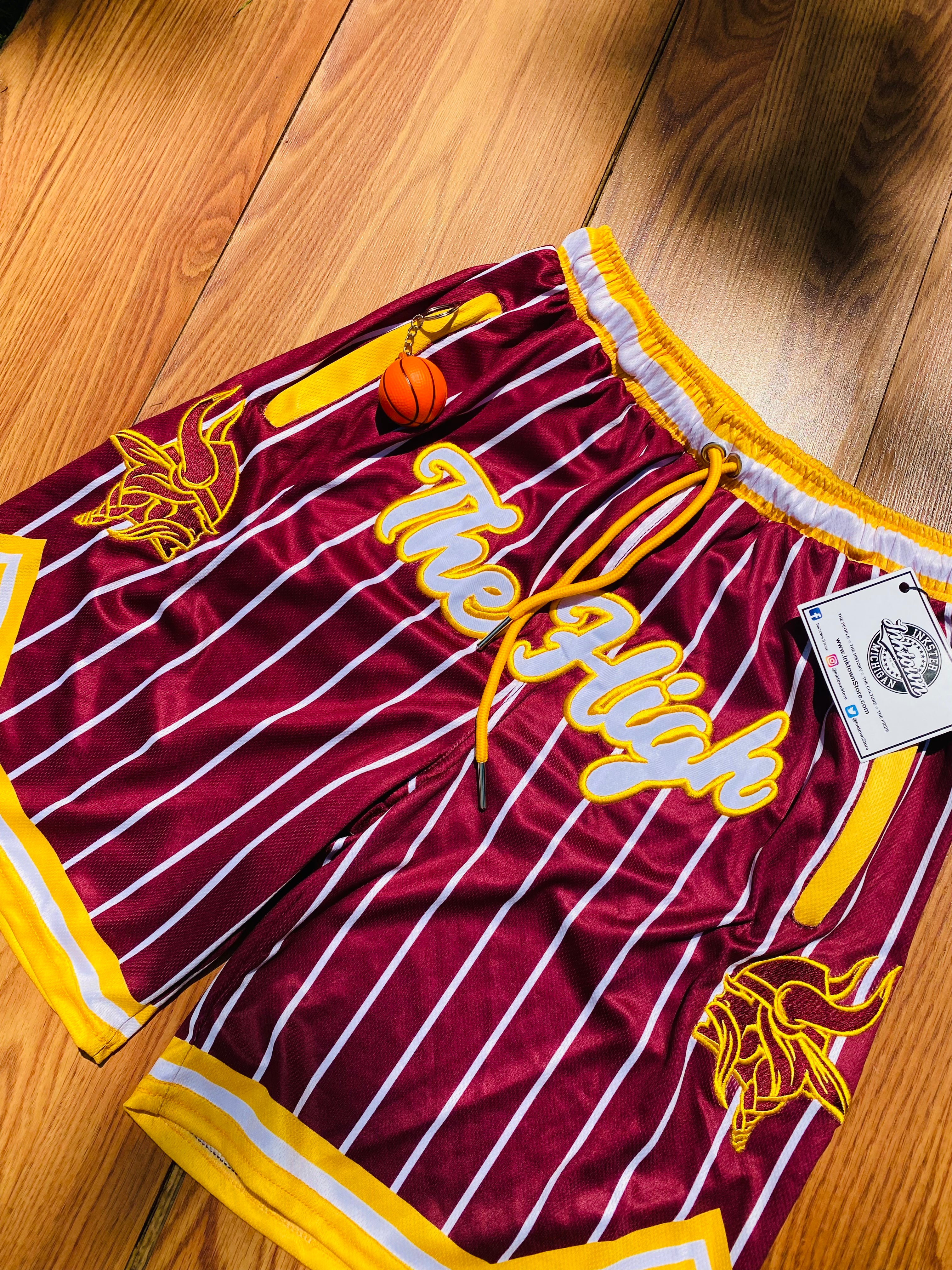 “The High” Shorts - Home (Maroon & Gold)