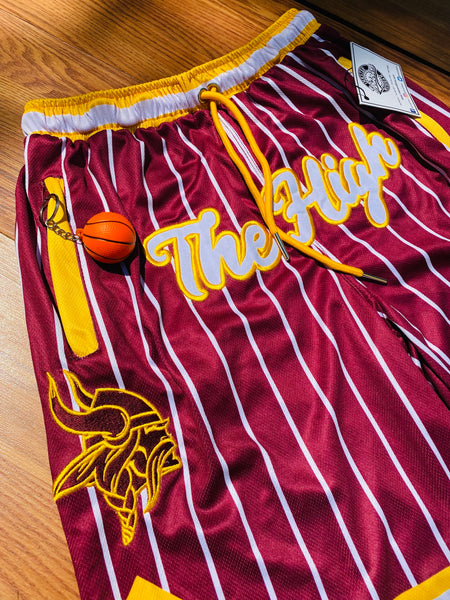 The High” Shorts - Home (Maroon & Gold) – Inktown Store