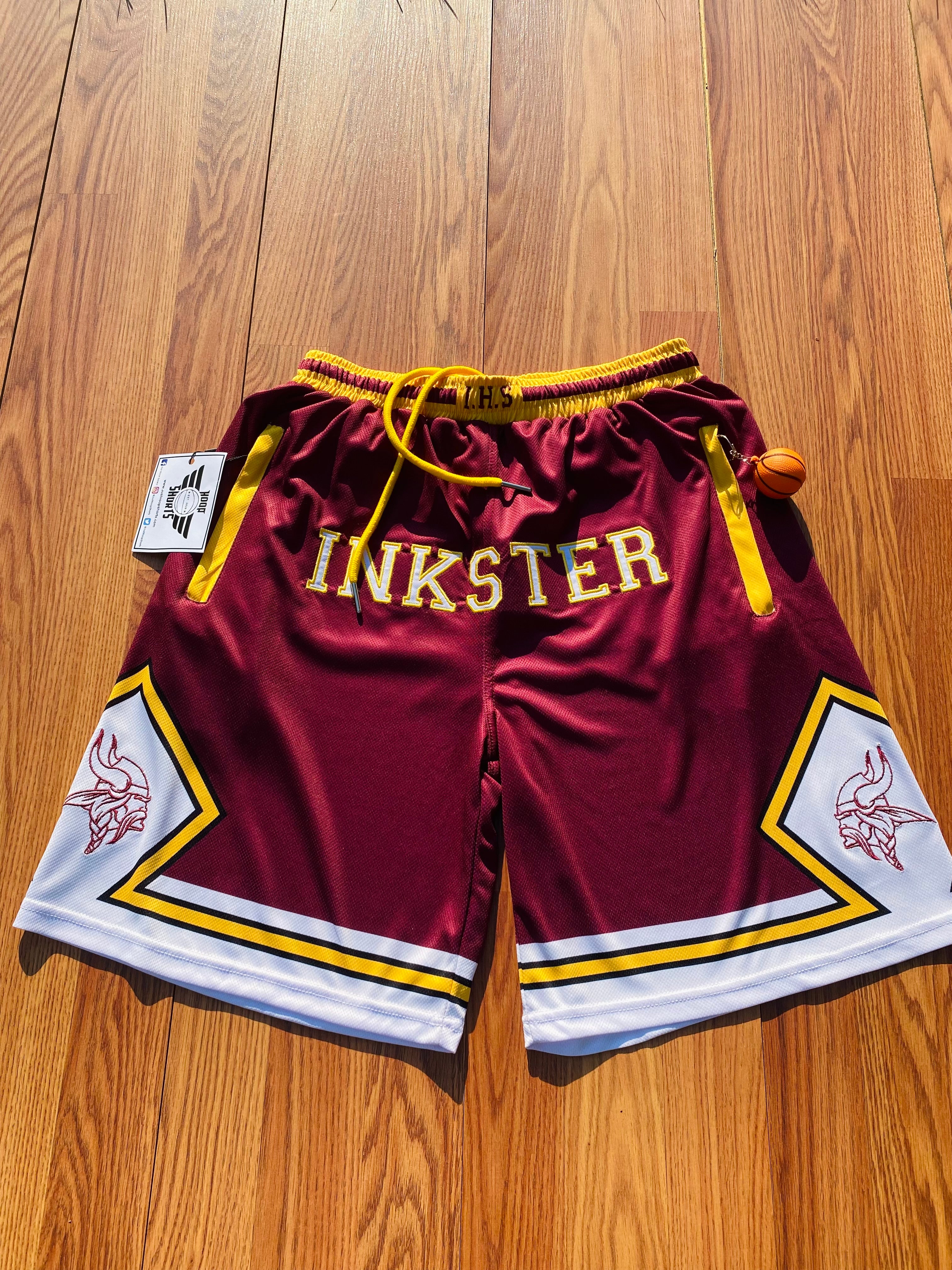 Inkster Vikings Shorts - Home (Alternates)