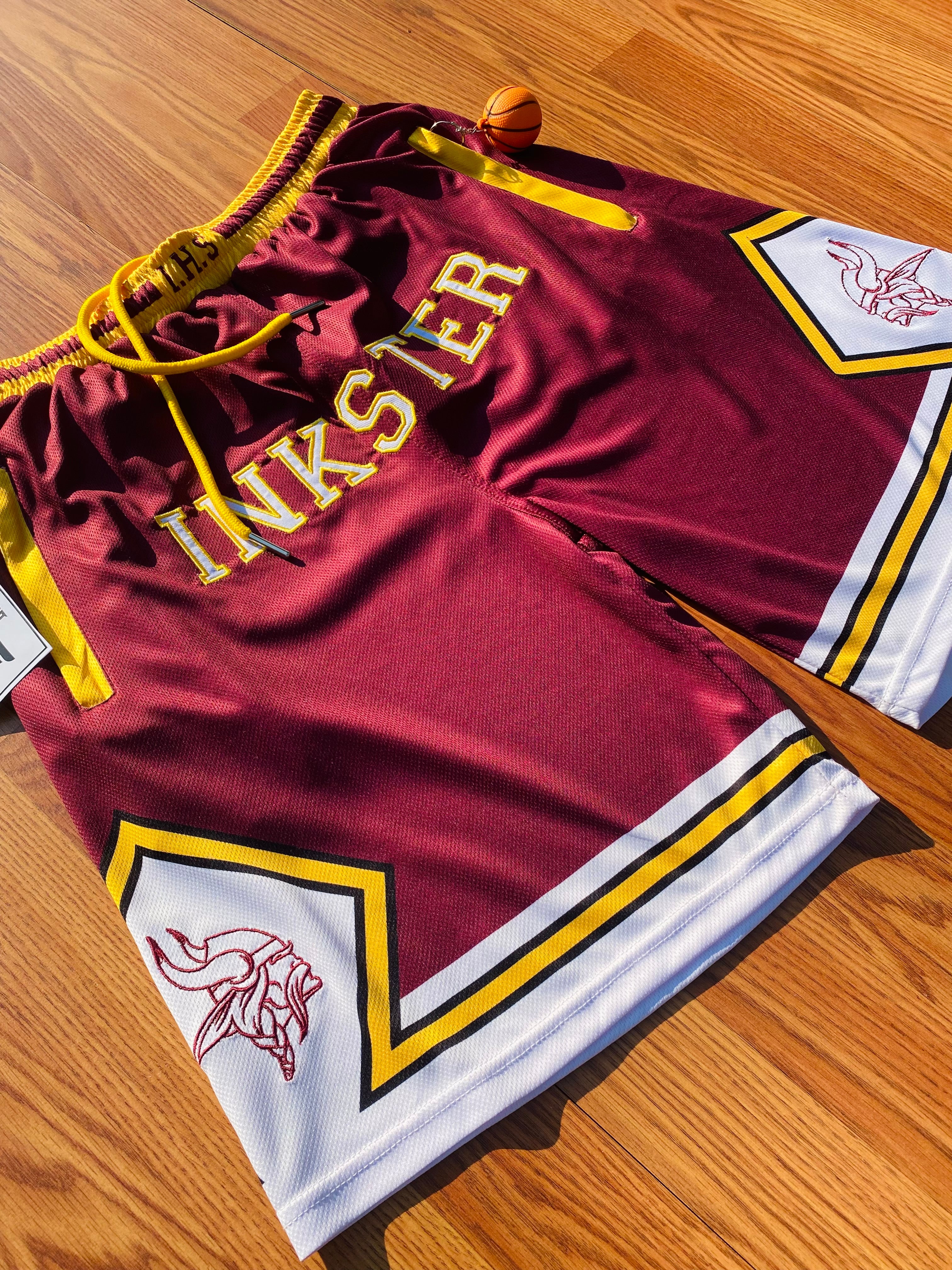 Inkster Vikings Shorts - Home (Alternates)