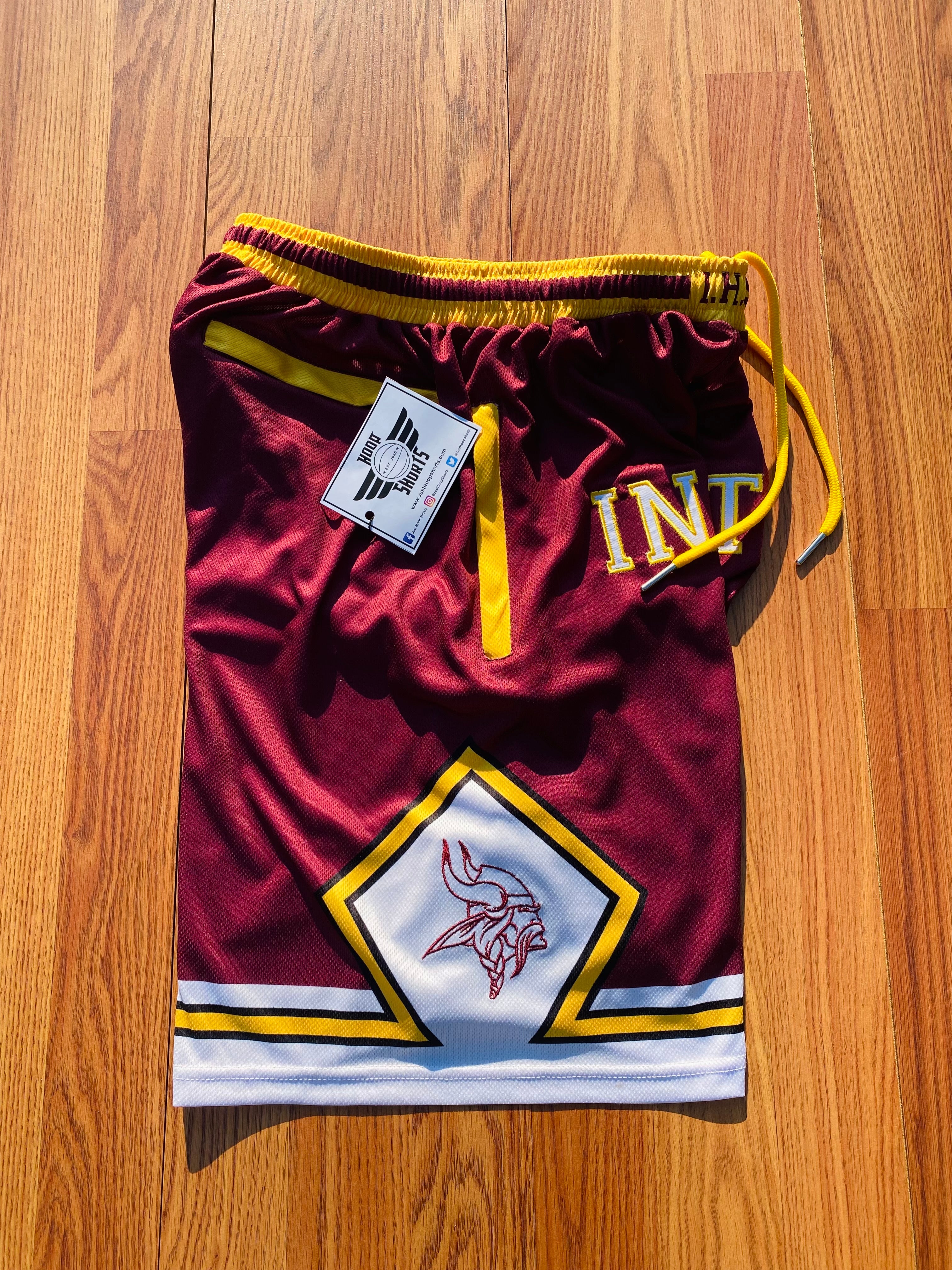 Inkster Vikings Shorts - Home (Alternates)